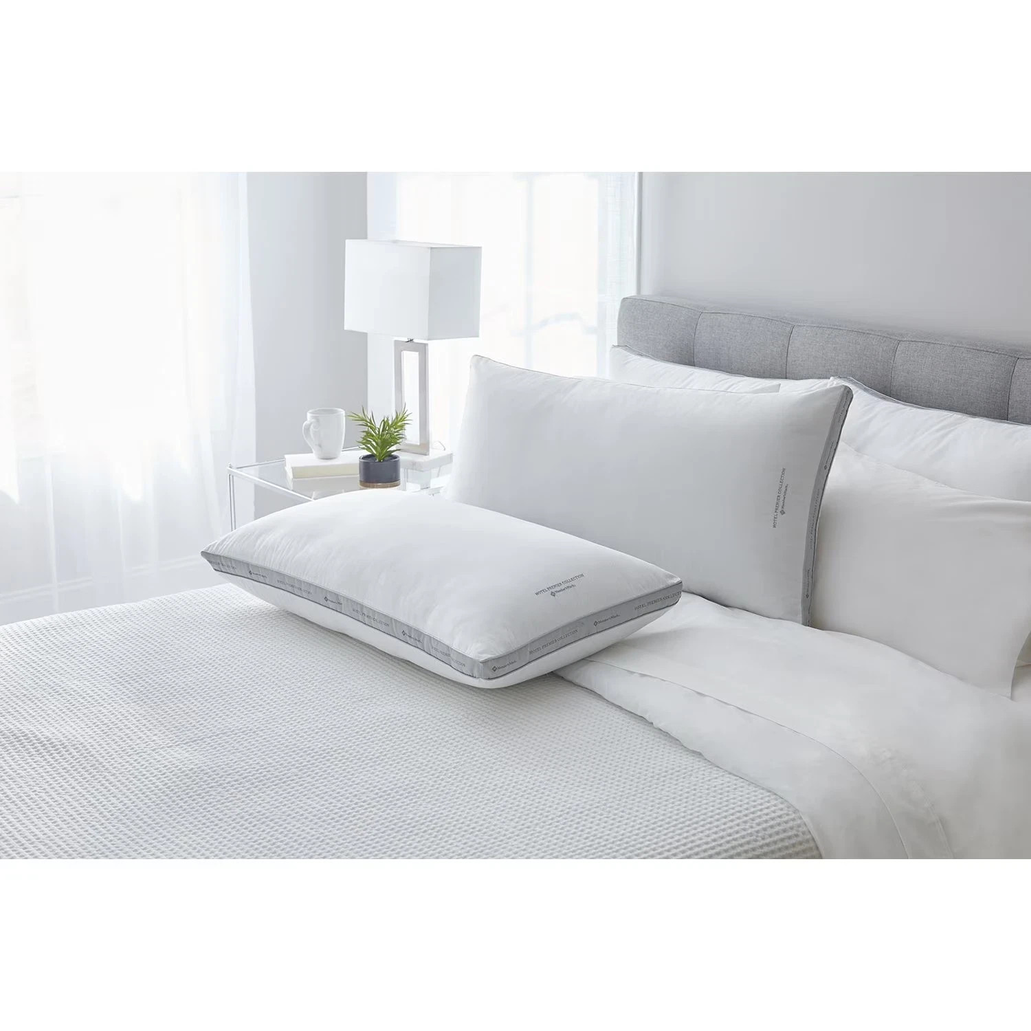 Member's Mark Hotel Premier Collection Bed Pillows, King (Pack of 2) gallery