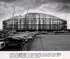 HOUSTON ASTRODOME (construction) – Poster 20×30