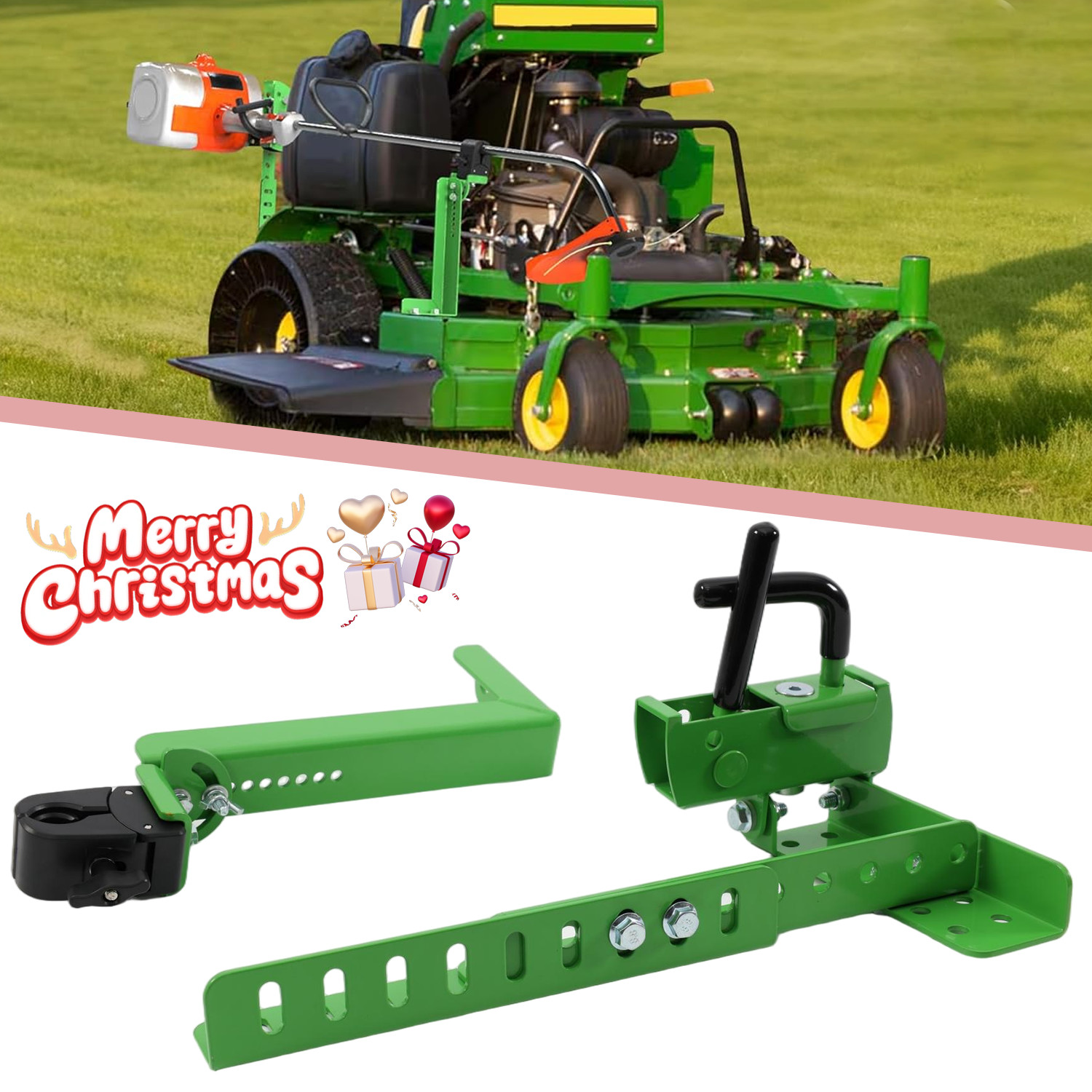 Lawn Mower Trimmer Rack for Walk-Behind, Stand-On & ZTR Mowers Landscaping Green gallery