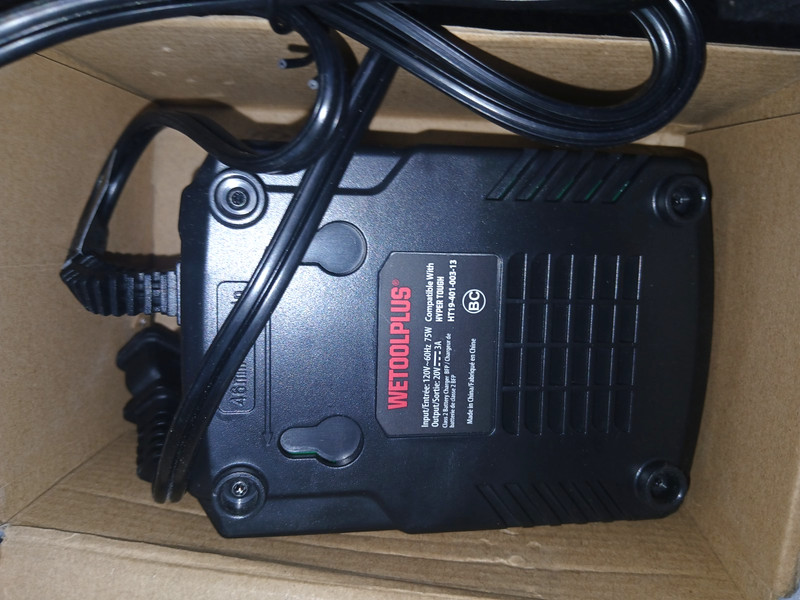 Wetoolplus 20V Fast Charger for Hyper Tough 20V Max Battery HT19-401-003-13 3A 7 gallery