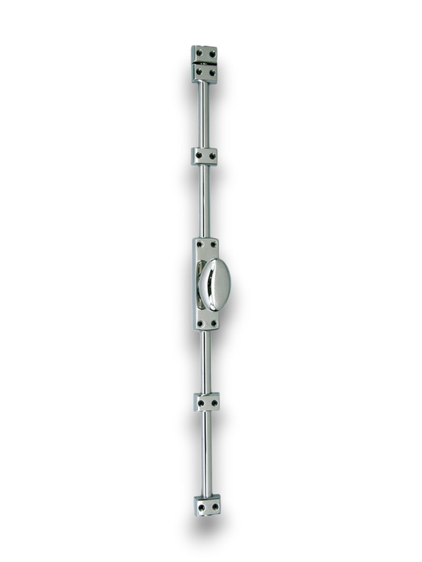 Solid Brass Egg Knob Cremone Bolt 1200Series CB-1200-75 Polished Nickel Hardware gallery