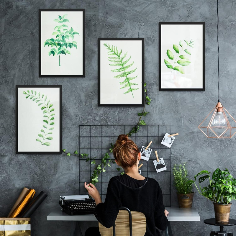 Matte Black 16X24 Frame - Single Frame, 16 X 24 Poster Frame for Artwork, Puzzle gallery