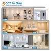 LED Recessed Light 6 Inch 12 Pack 5CCT 2700K-5000K Dimmable 1080LM VOLISUN Night gallery