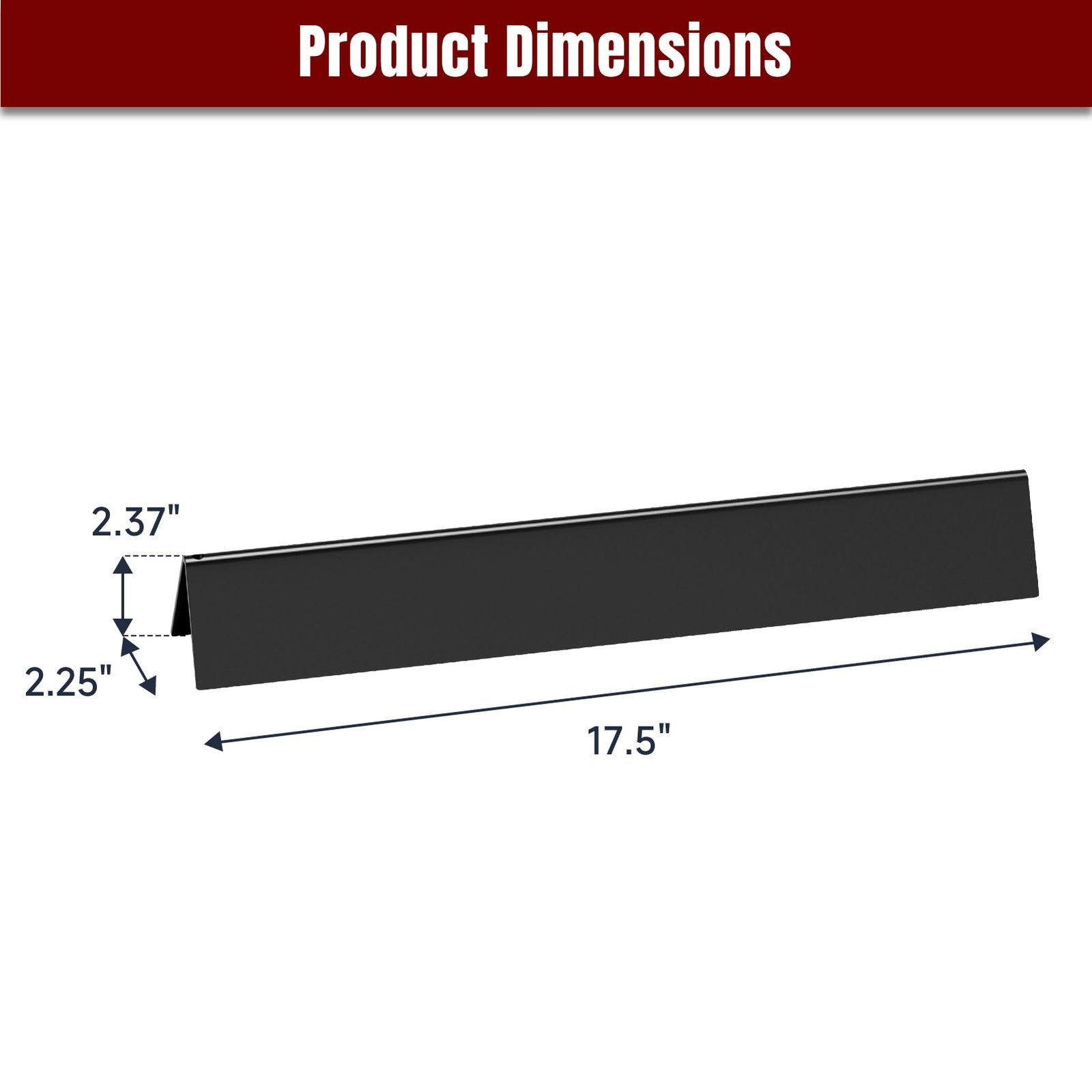 5xP 17.5" Front-Control Flavorizer Bars for Weber Genesis 300 Durable Easy-Clean gallery