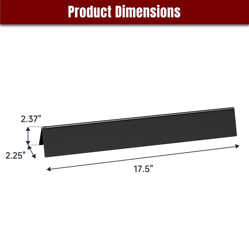 5xP 17.5" Front-Control Flavorizer Bars for Weber Genesis 300 Durable Easy-Clean gallery