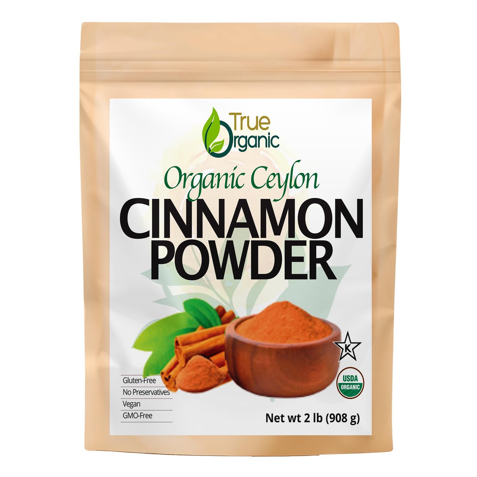 Cinnamon Powder Premium Grade Organic Ceylon 2 lb Gluten Free USDA Kosher gallery