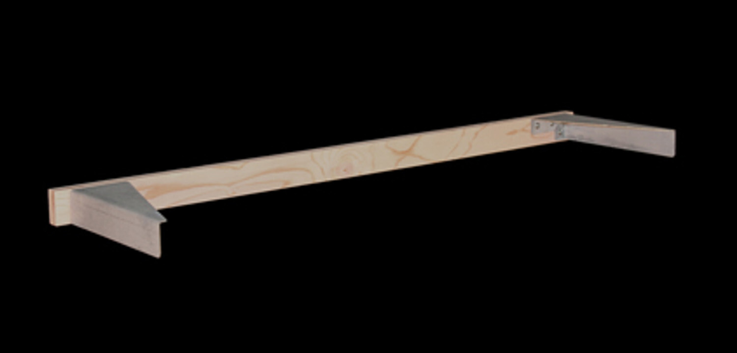 Omega National Maple Floating Shelf 42 in. L x 2-1/2 in. H x 10 in. D gallery