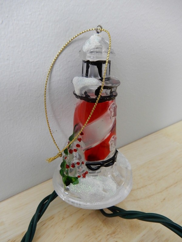 Christmas Lighthouse String Light Set Indoor Outdoor 10 lights 10 feet long gallery