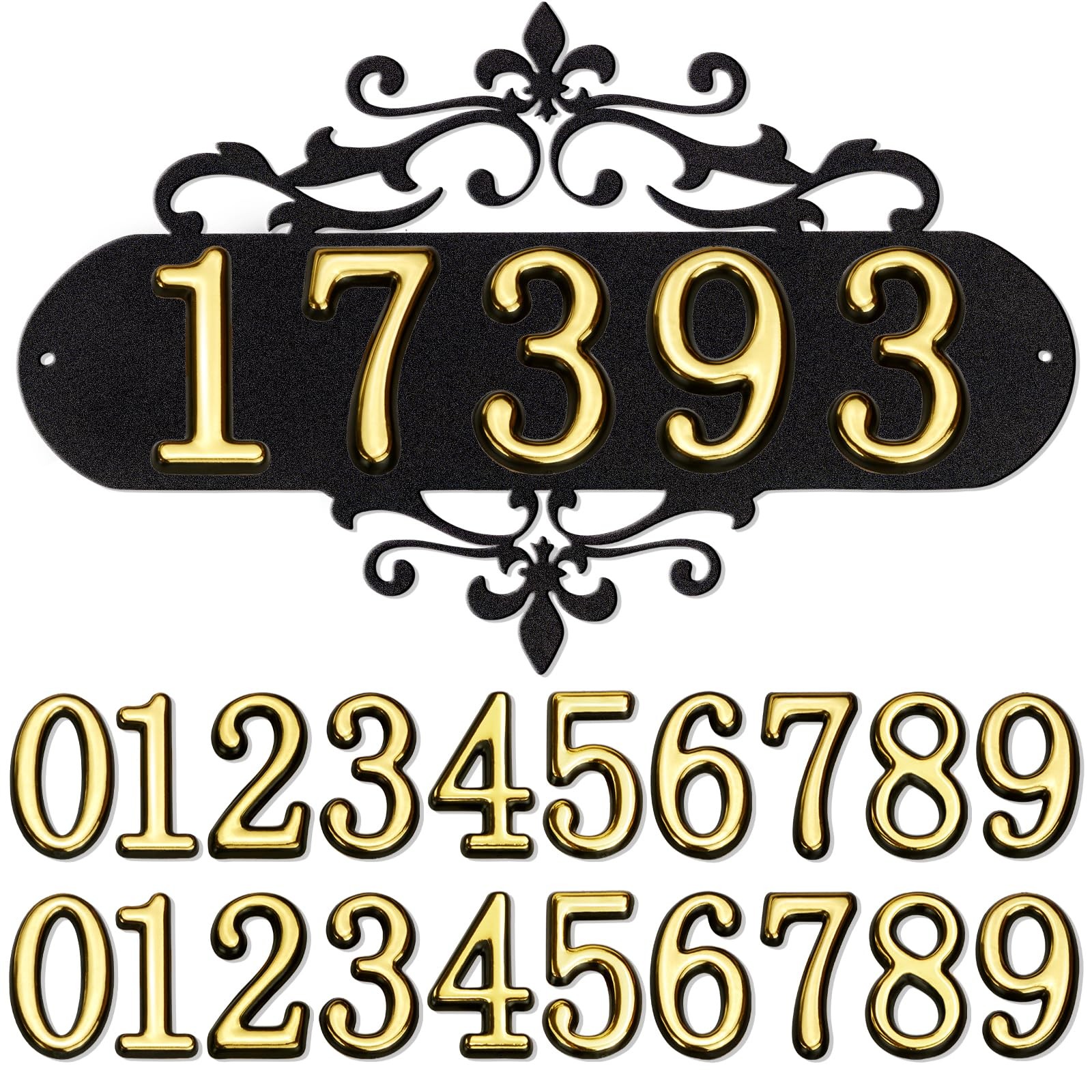 House Numbers for Outside,Metal House Address Numbers for Hotel House Home Offic gallery