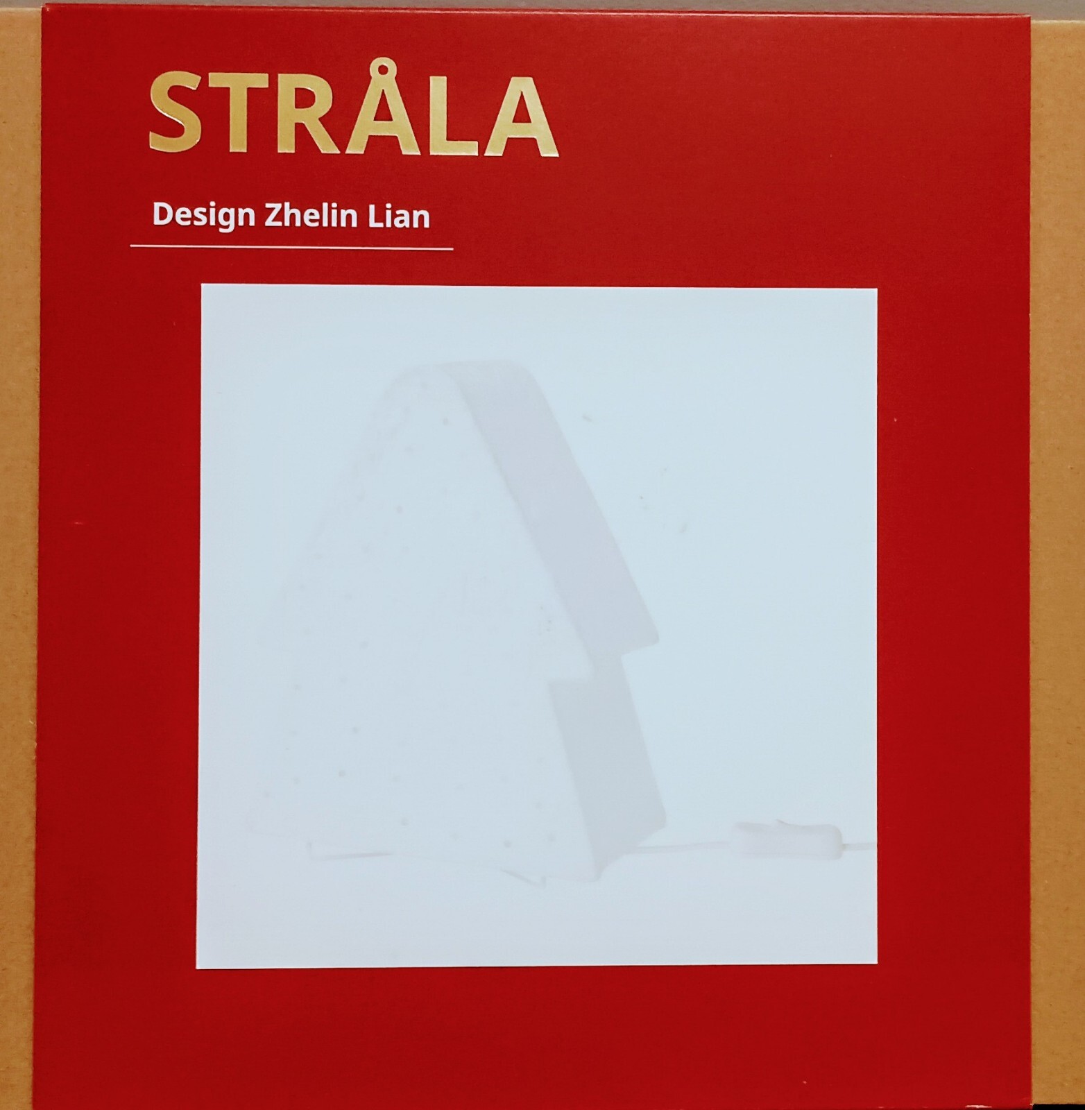 NEW IKEA STRALA Table Lamp Christmas Tree Shaped White 12 5/8" 705.630.96 gallery