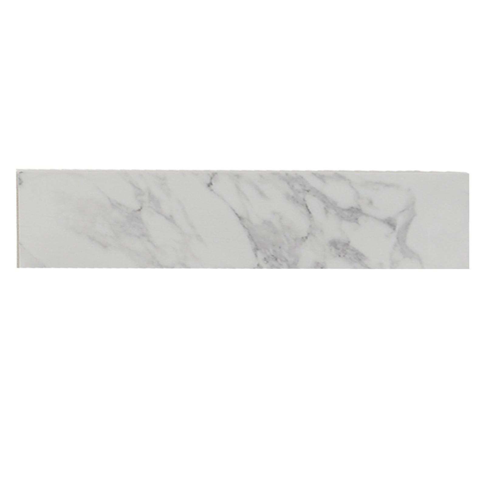 Bathroom Sink Side Splash 22 X 4 Inch Artificial Marble Stone Bianco Carrara gallery