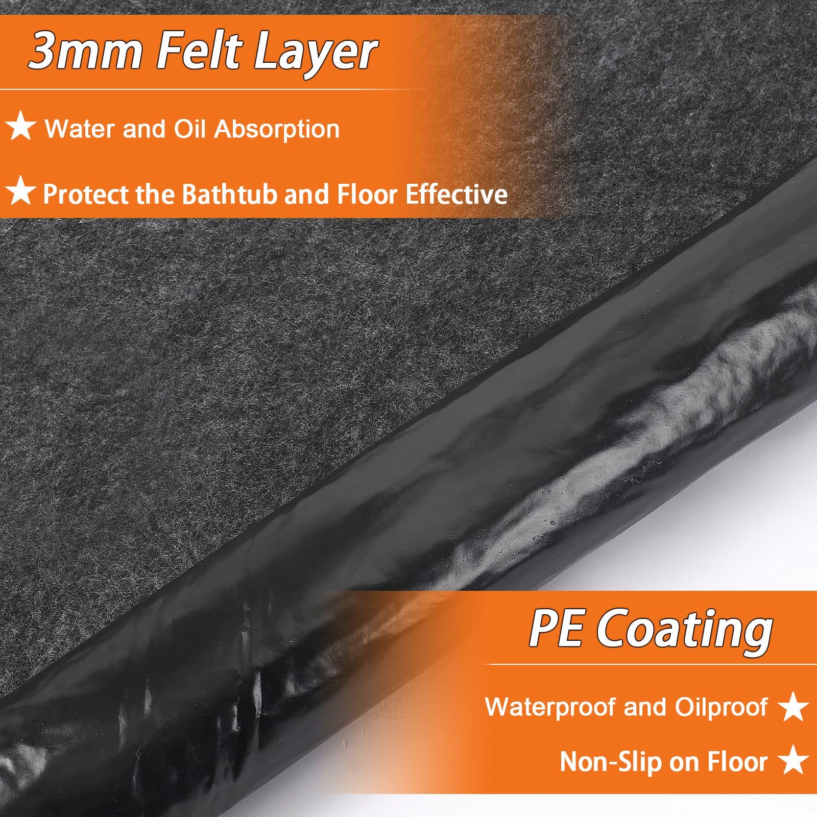 72" Hot Tub Mat Washable Protector with SlipProof Backing for Inflatable Tubs gallery