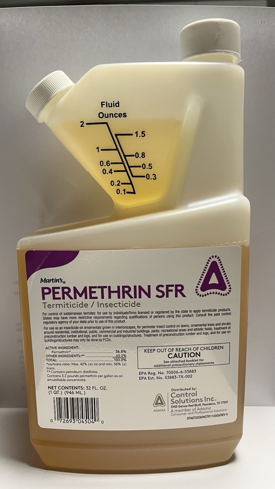 Martin's Permethrin SFR Termiticide/Insecticide Concentrate Liquid 32 oz gallery