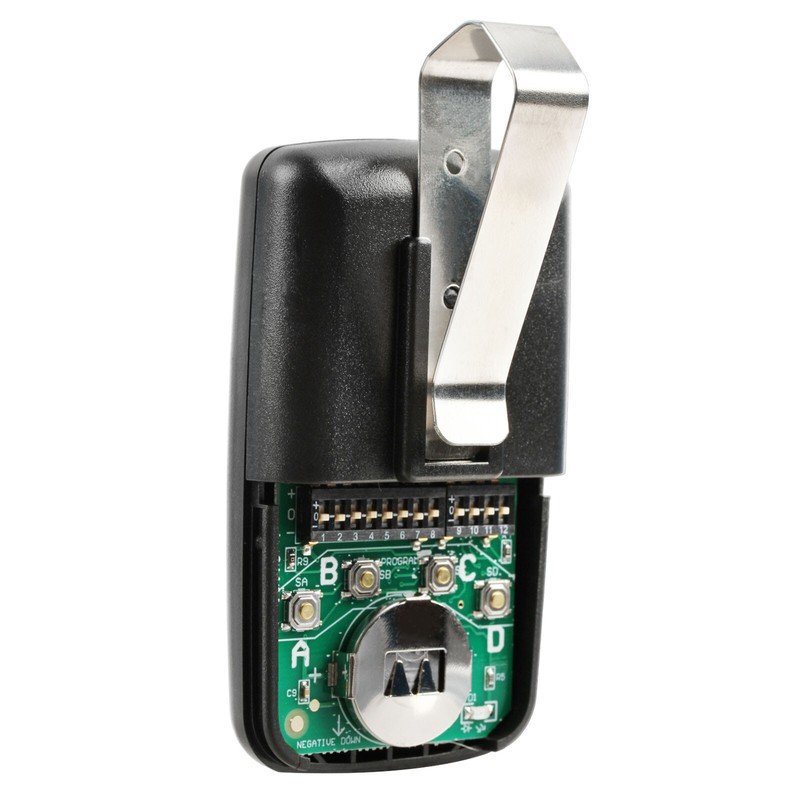 Black Shell 3-Button Garage Door Visor Remote Opener for Genie GM3T-R gallery