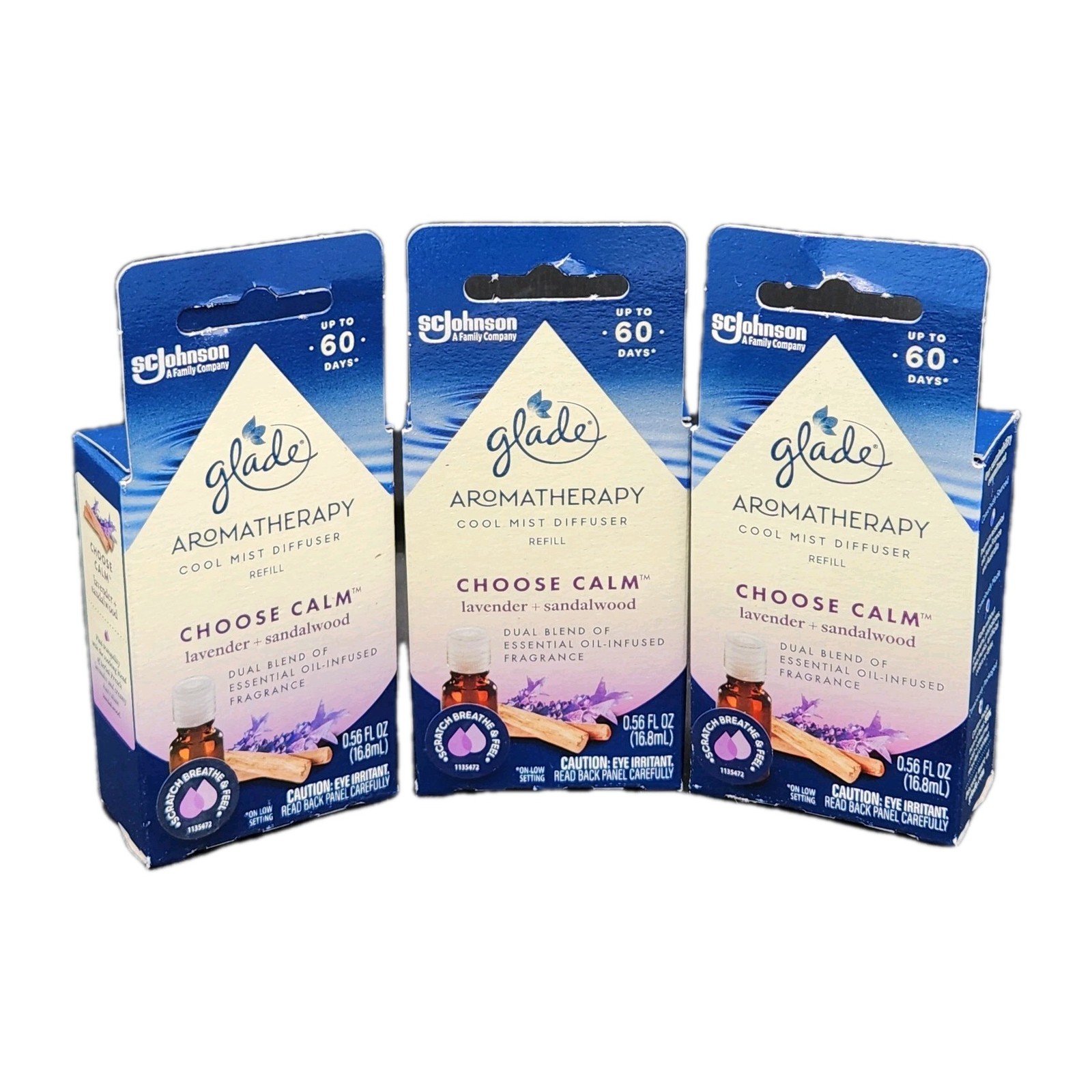 3 Glade Cool Mist Diffuser Oil Refill Choose Calm Lavender + Sandalwood 0.56 New gallery