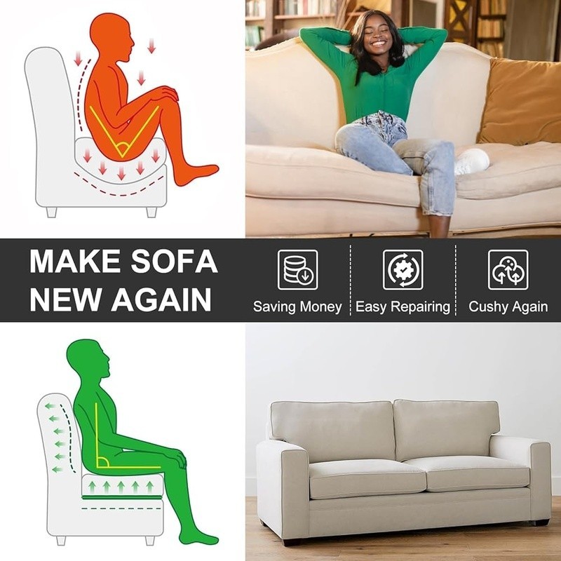 Couch Cushion Support Foam Sagging Seat Fix Under Sofa Stabilizer Adjustable New gallery
