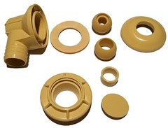 Lomart 1.5″ Complete Return Inlet Kit – Almond | Fits Doughboy Embassy Pool