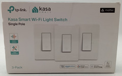 Kasa Smart Wi-fi Light Switch Single Pole Work with Alexa and Google Home 3 Pack