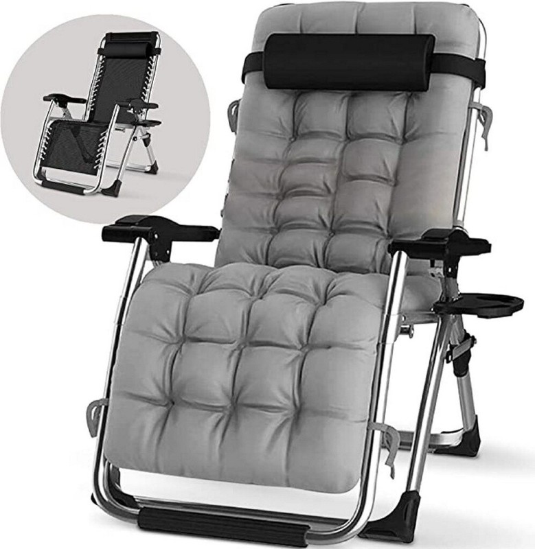 Begonia.K Zero Gravity Chair Adjustable Lawn Recliner Mat Headrest Cup Holder gallery
