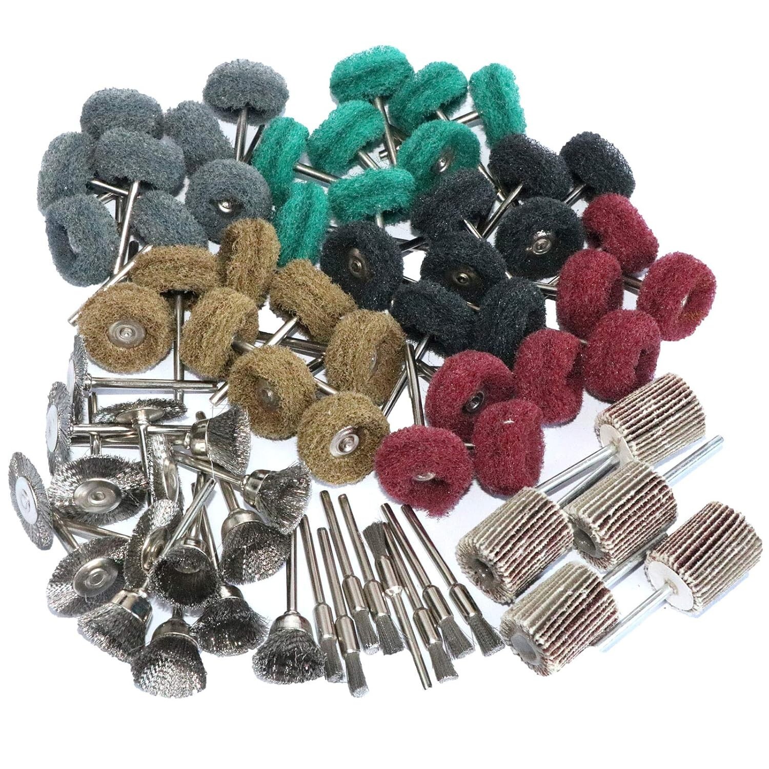 69Pcs Abrasive Wheel Polishing Buffing Grinding Brush Kit For Dremel Rotary Tool gallery