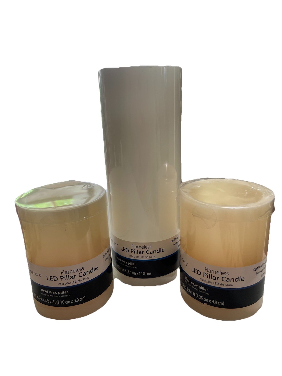 Mainstays Unscented Flameless LED Pillar Candle, gallery