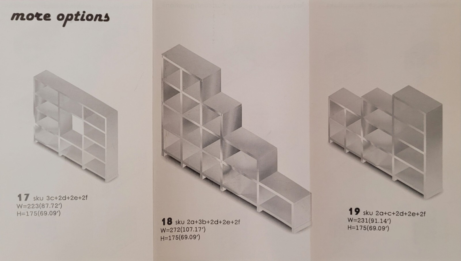 Cubitec LADORO Cube Shelving Assembly Paper Instructions CONTAINER STORE DWR gallery