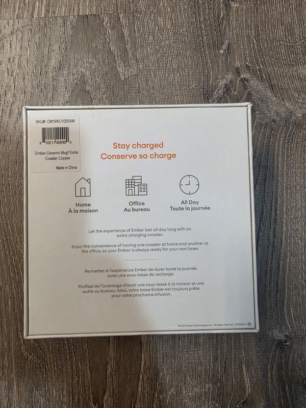 EMBER Charging Coaster 2 Ember Temperature Control Smart Mug Copper gallery