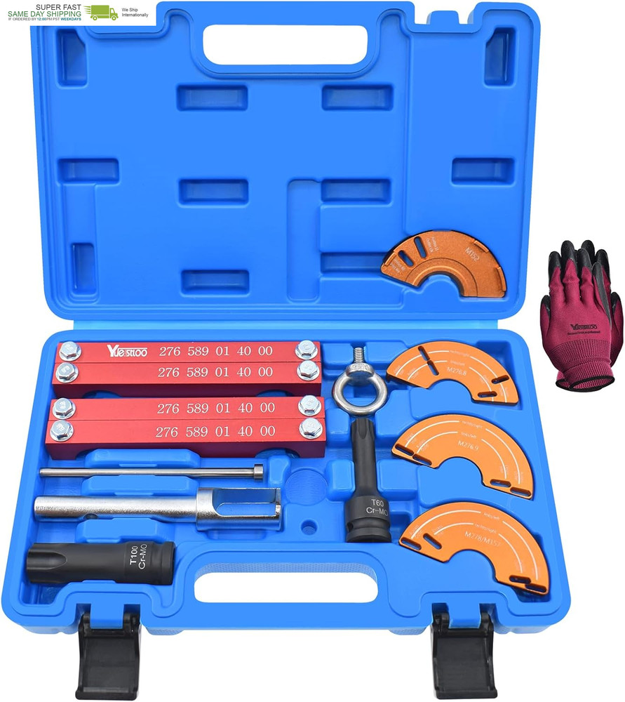 Engine Alignment Locking Timing Tool Kit with 4PCS Camshaft Adjuster Tool Kit, C