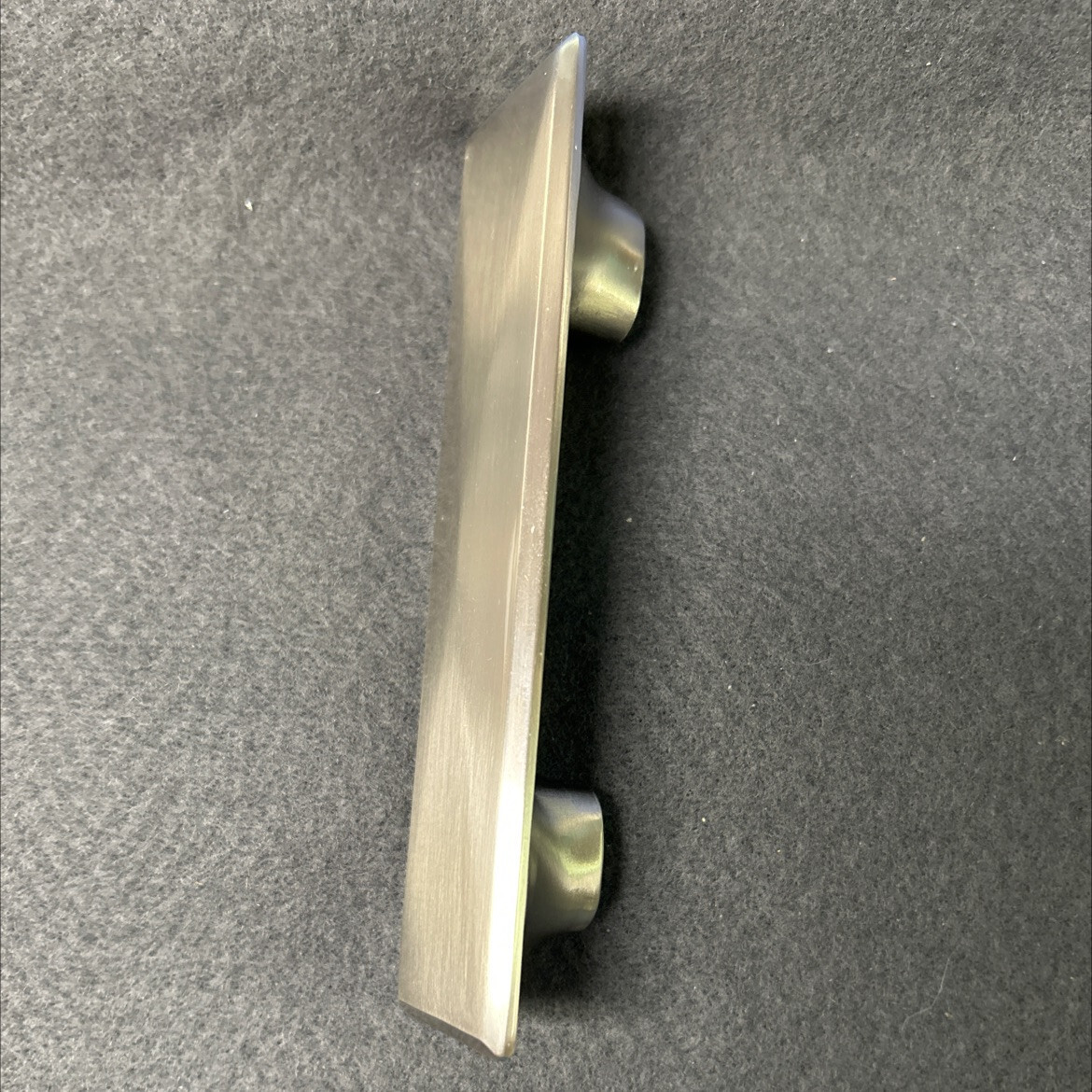 3" or 3-3/4" Dual Mount Square Corner Geo Pull Brushed Satin Pewter gallery