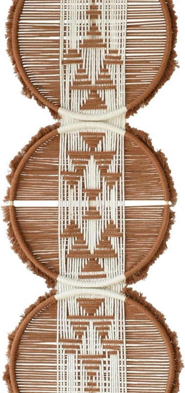 Unique Vintage Macrame Wall Art with Tassels - 11.8W x 65L for Home Decor gallery