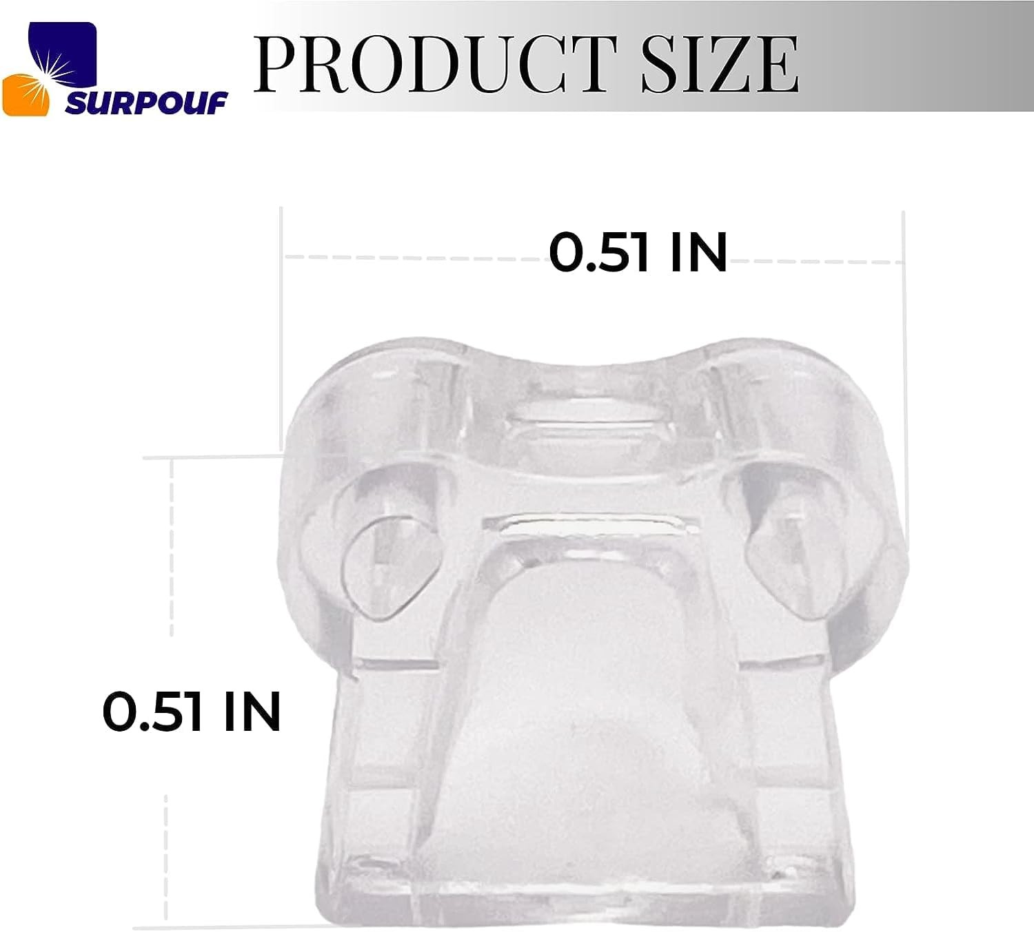 SURPOUF N558471 N569446 Compatible with Nailer No Mar Tip Transparent gallery