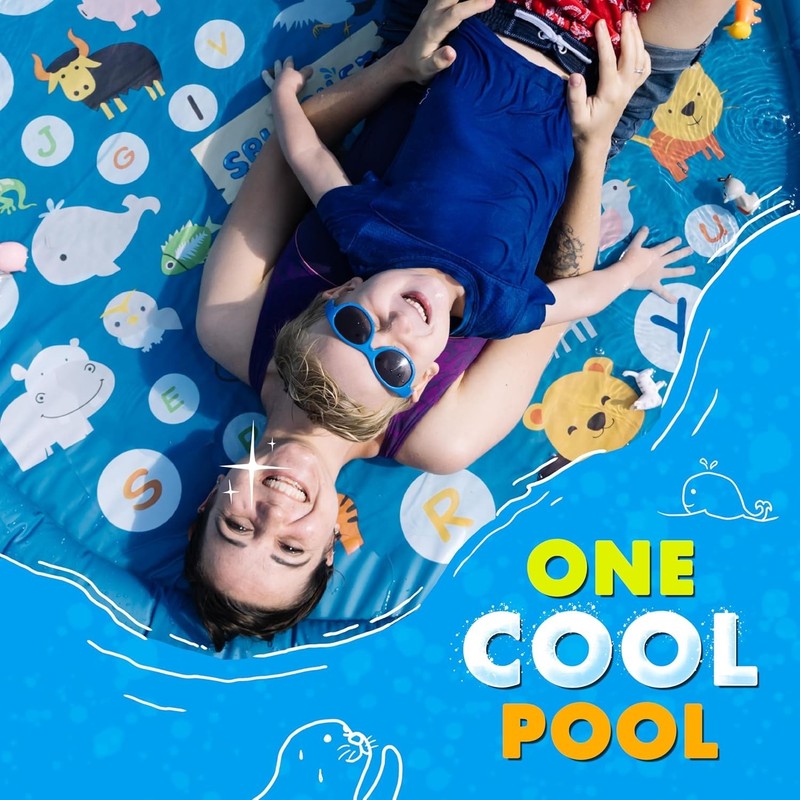 Toddler Sprinkler Pool with Learning Mat gallery