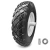 16" Flat Free Solid PU Tire and Wheel, 4.80/4.00-8 PU Airless Deep Grooves gallery