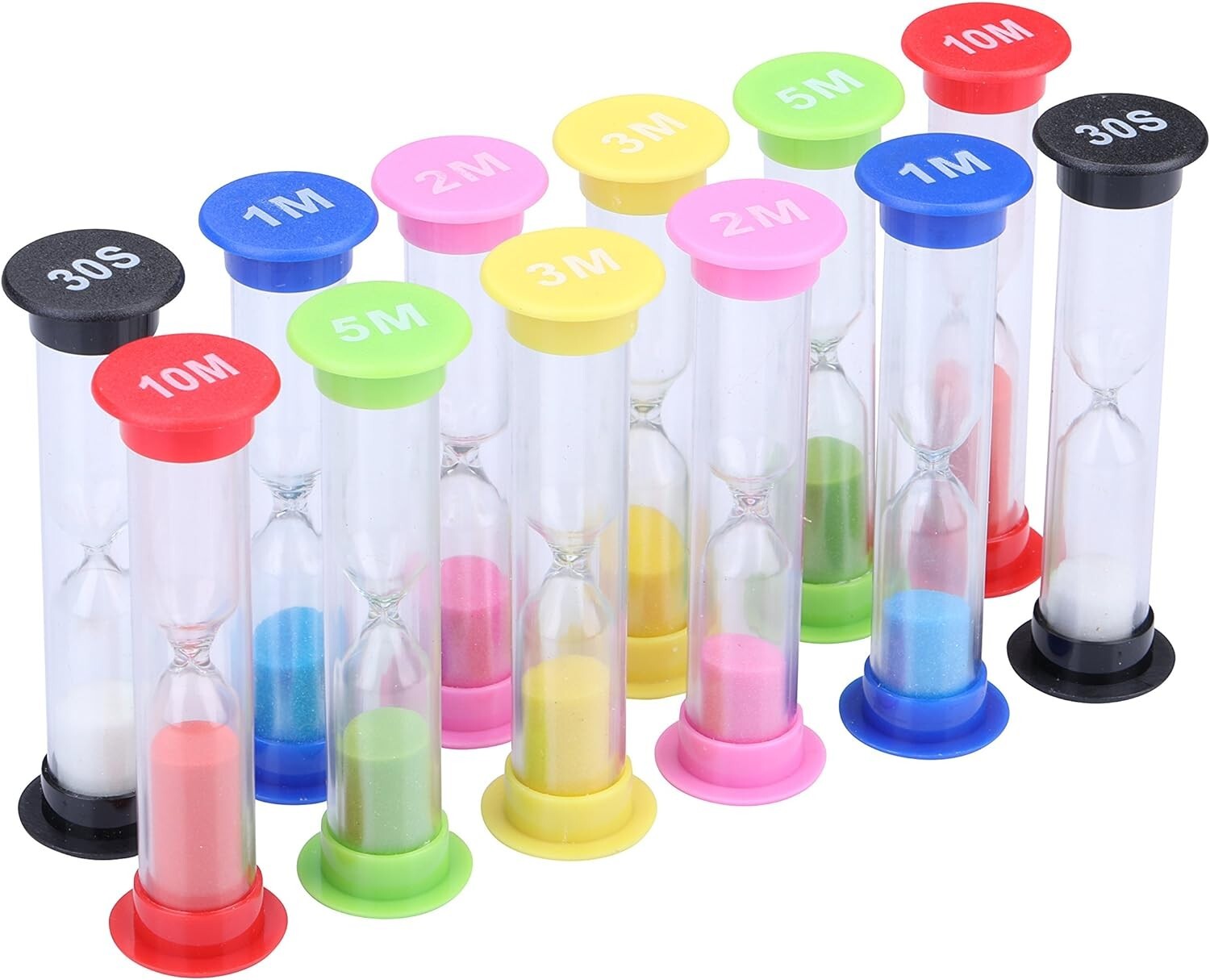 Plastic Sand Timer Sandglass Hourglass Sand Clock Timer 30 Sec, 1 Min, 2 Mins, 3 gallery
