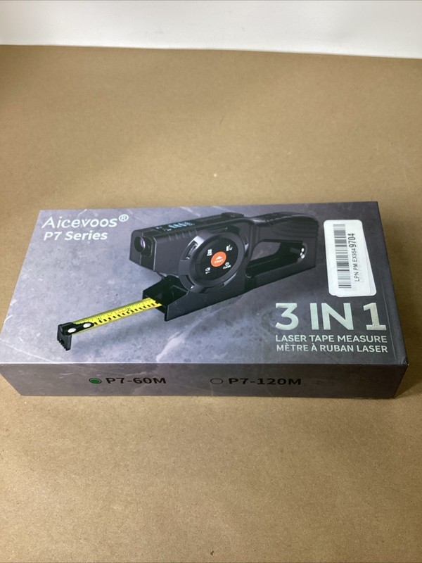 Rechargeable 3-in-1 Tape Measure Laser Distance Meter Marker Range Finder Tool gallery
