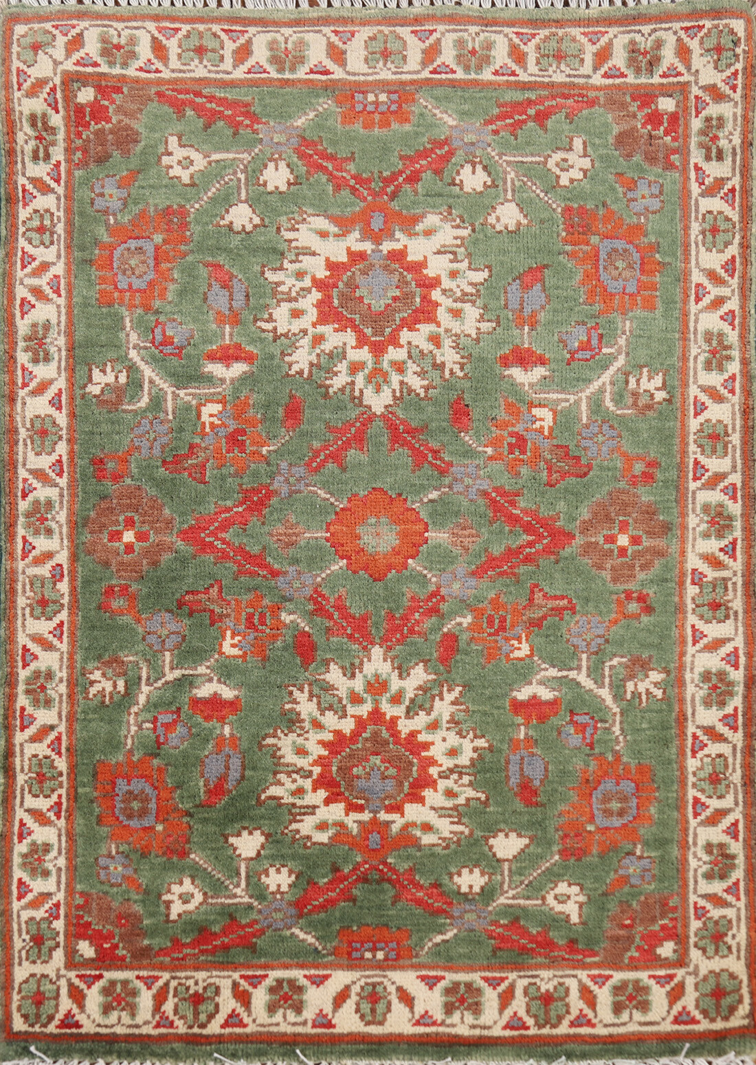 Authentic Kazak Pakistani Handmade Small Rug Wool Craftsmanship 2x3 gallery