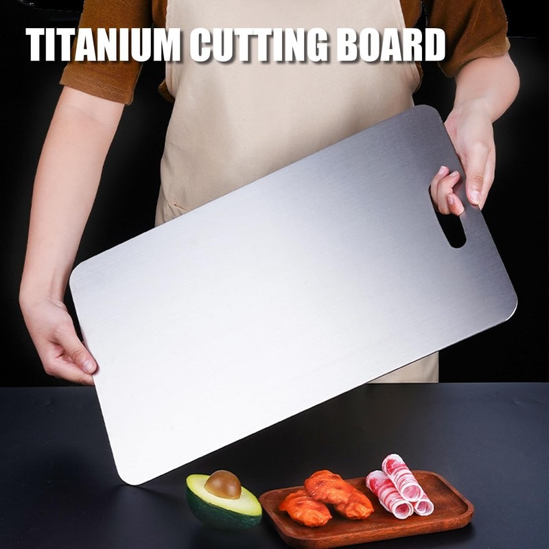 Titanium Cutting Boards for Kitchen Double Sided Non Toxic Durable 12"L x 9"W gallery