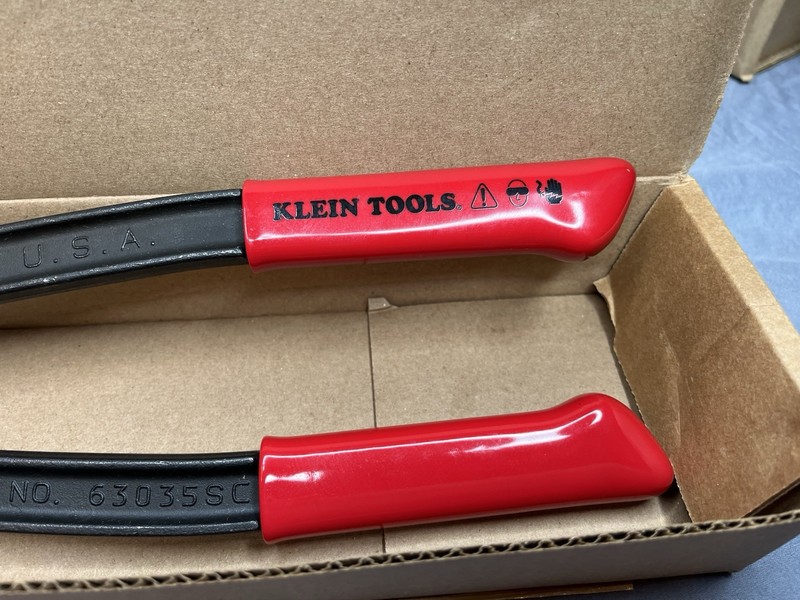 Klein Tools Wire Rope Cutter 63035SC Cuts Up To 9/32” (7mm) Made In USA gallery
