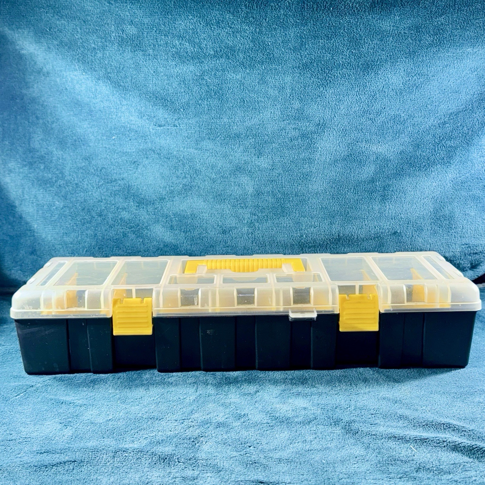 Portable Parts Bin Tool Storage Garage Organizer Case 9 Compartments 8 Inserts gallery