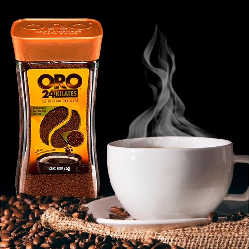 Café Oro 24 Kilates Café Microesferas/ Instant Coffee Microspheres 160g gallery