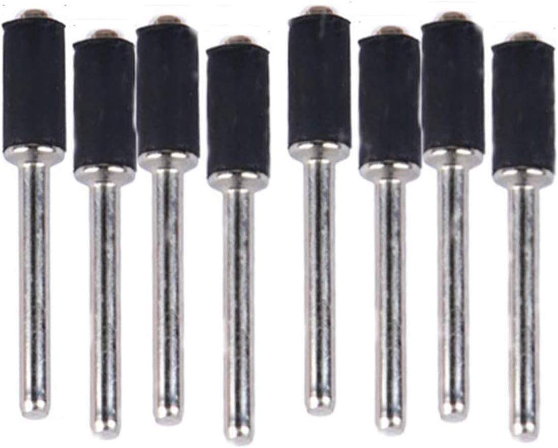 12 Pcs 1/4 Inch Rubber Mandrel Sand Drum Holder 1/8 Inch Shank for Dremel Rotary gallery