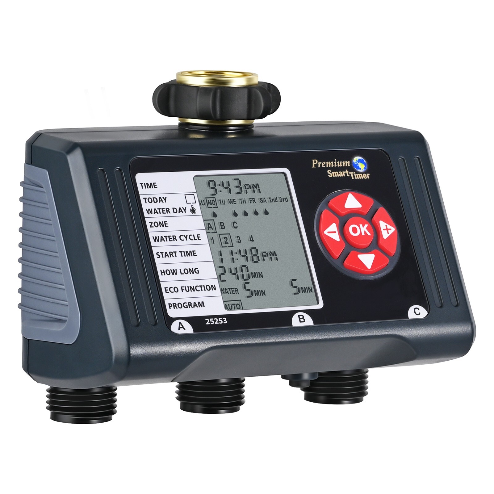 DEWENWILS Sprinkler Timer 3 Zone Garden Hose Timers for Watering 4 Programmable gallery