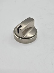 GE Range Oven Chrome Plastic Knob 191D8446 TJ241 OEM Replacement Part Genuine