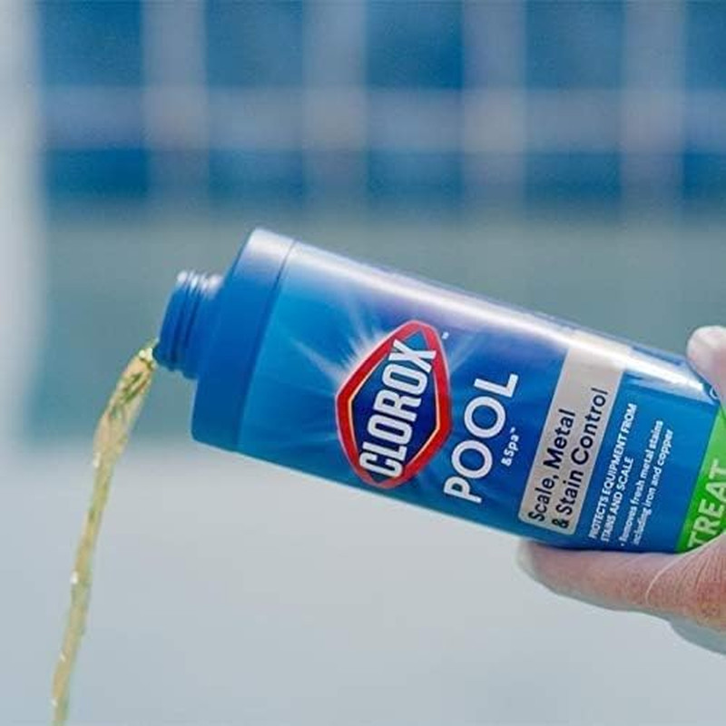 Clorox® Pool&Spa™ Swimming Pool Scale, Metal & Stain Control, Prevents Metal Sta gallery