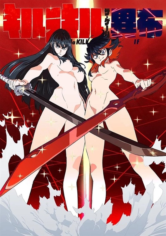 Kill La Kill Ryuko Matoi & Satsuki Kiryuin Poster print 11"x17" home decor gallery