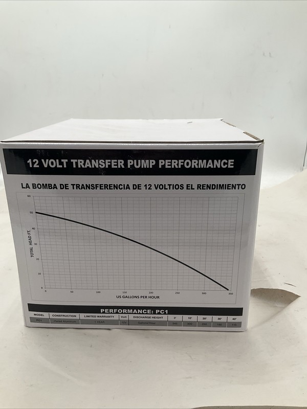 Wayne PC1-12V Multi-Use Pump Transfer 300 Gallons Per Hour 57716-WYN1 gallery