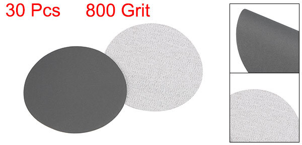 30pcs 3 inch Wet Dry Discs 800 Grit Hook and Loop Sanding Disc Silicon Carbide gallery