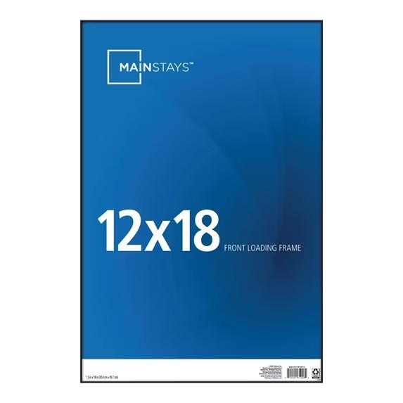 Mainstays – 12x18 Picture Frame – Black Front Loading Wall or Tabletop Photo Fra gallery