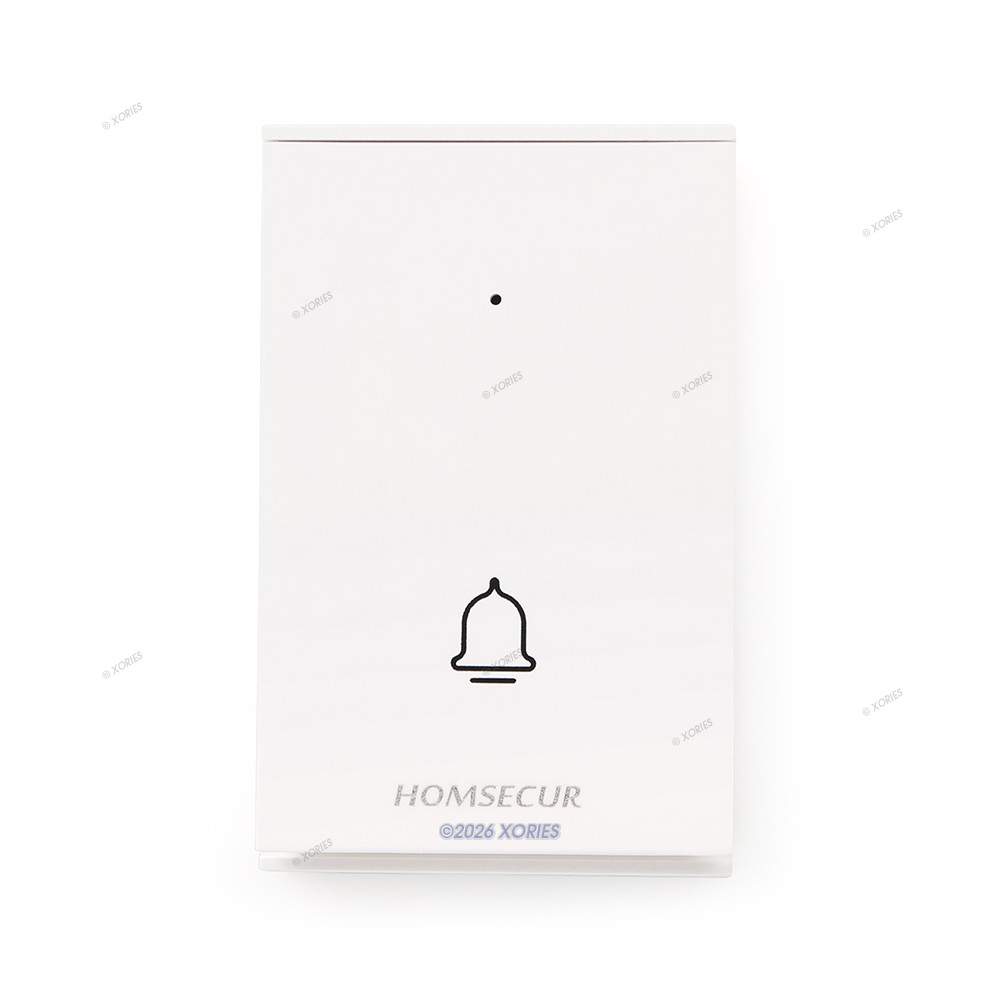 Homsecur Wireless Doorbell Button For Alarm System 433MHz 23A 12V Battery White gallery