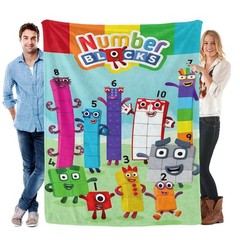 Number Blanket Soft Bed Sofa Throw Cozy Lightweight Birthday Gift